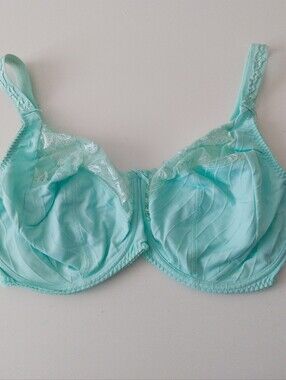 Prima Donna Deauville Full Cup Underwire Bra Lace Mint Blue Size 40I